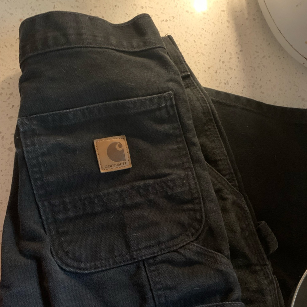 Carhartt Men's Black Work Pants